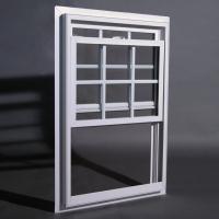 Janela deslizante vertical, caixa inferior, janela de vinil branco suspensa única 48x60