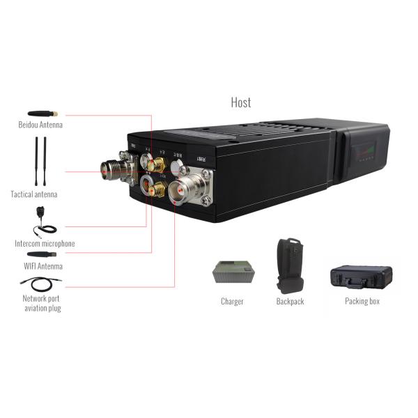 MH33 2W Корпусный червь Тактические COFDM IP сетчатые радиостанции для правоохранительных органов