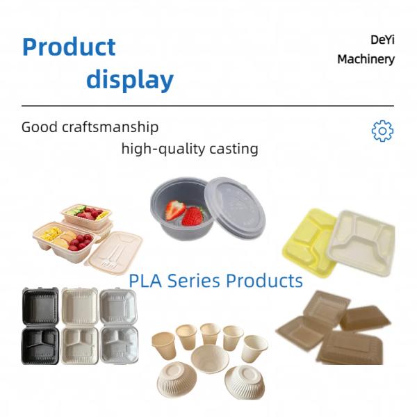 disposable plastic biodegradable food container lunch box machine take away food box making machine