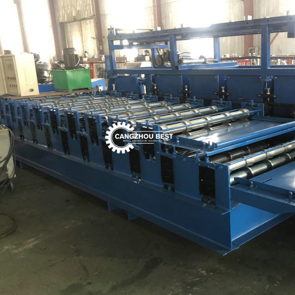 Сильный крен панели крыши листа 0.4mm утюга формируя машину