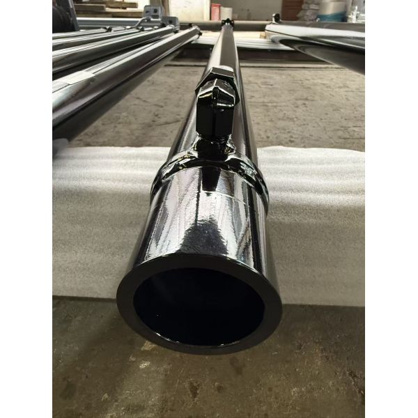 2550mm Stroke High Tonnage Telescopic Hydraulic Cylinder With Hard Chrome Plated Rod End