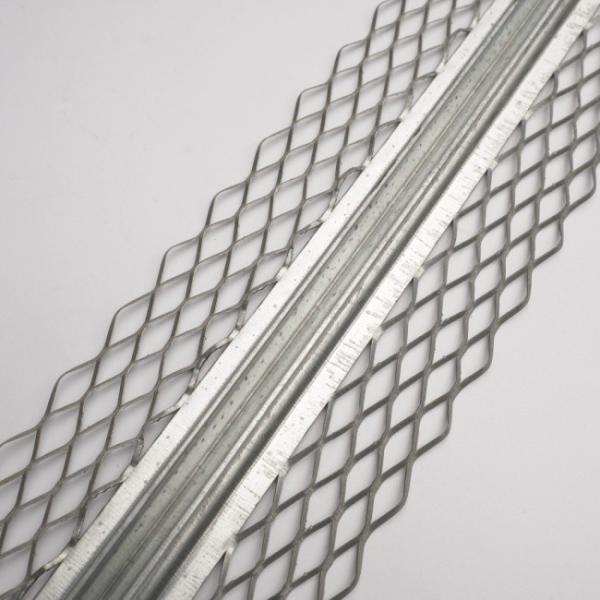 ASTM C1063 / EN 14353 Expanded Corner Bead Flexible Flange Design 1 1/4 Inch Wing Width