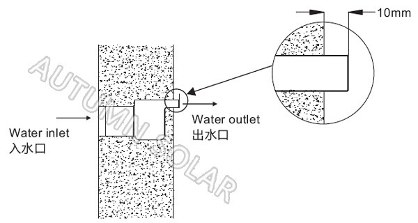 Plastic Water Fountain Equipment Acrylic Water Descent With 12W Underwater Light