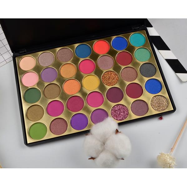 Тени для век макияжа глаза яркого блеска 35 наборов макияжа косметик ОЭМ формы порошка цветов