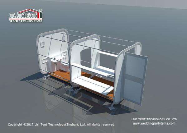 Luxury Modular Box Capsule Cube Glamping Camping Tents For Party Campion Snow Load 75kg/sqm