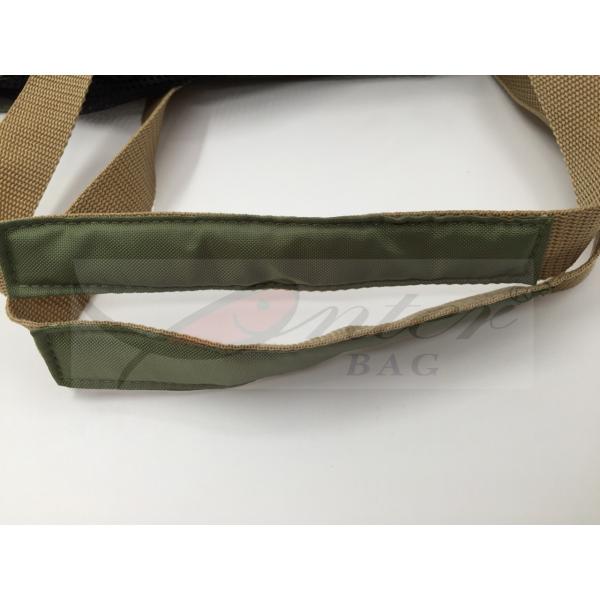 Large Capacity Green Reusable Folding Shopping Bags Non Toxic 42*28*24 CM 