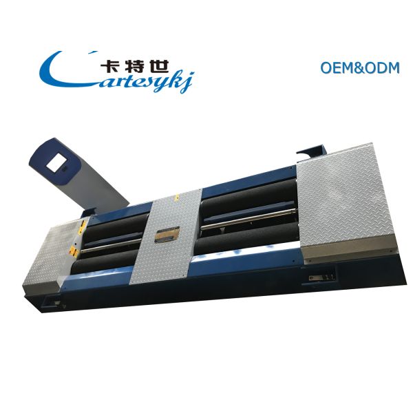 Cartesykj brand CTFZ-15B Roller Brake tester Opposite Forces Tester With Axle Load Fitment 15T Vehicle Car Brake Rollers