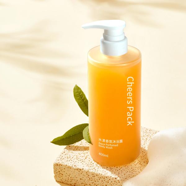 Luxury Fashion 400ml Custom Oval PET Bottle Packaging For Makeup Remover Oil