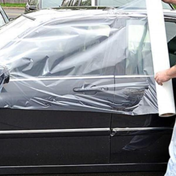 Прозрачная самоклеящаяся пленка для ограждения от столкновений с автомобилями