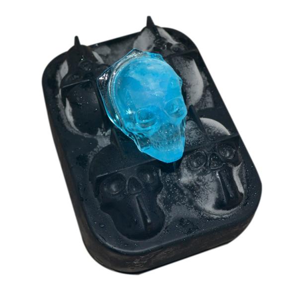 MHC Grade de alimentos 4 Caixa de cubos de gelo de silicone Molde de cubos de gelo de silicone Molde de bolo de congelador flexível