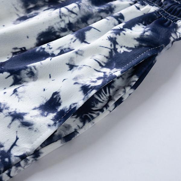 Thin Wide Speed Dry Surfer Swim Trunks Tie Dye Beach Pants For Men