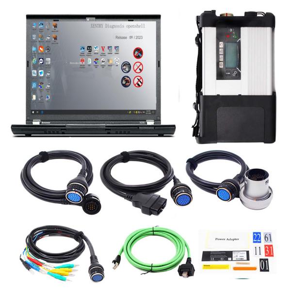 V2024.10 MB SD Connect C5 DOIP Mercedes Diagnosis Tool for Mercedes Benz Cars and Trucks Plus Lenovo X230 Laptop