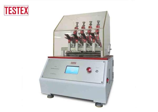 4 Abrasion Heads Abrasion And Pilling And Snag Testing Equipment Oscillatory / Wyzenbeek Abrasion Tester