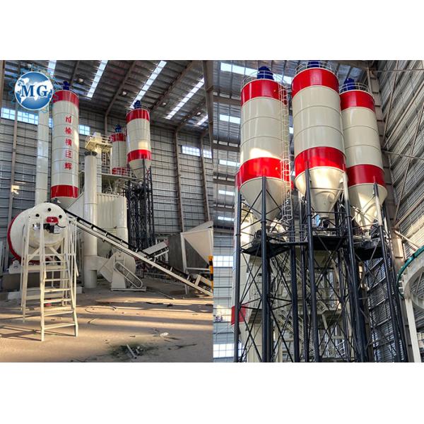 Usine sèche de fabrication adhésive de mortier de tuile axe jumel mélangeant l'emballage 6s/Bag