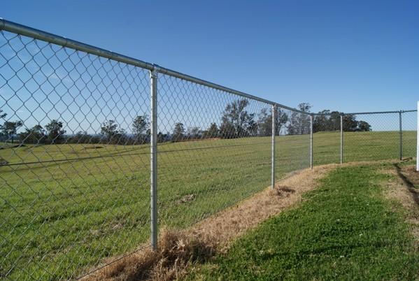 ISO-2001 Steel Chain Link Fencing , 3.65m High Metal Chain Link Gate