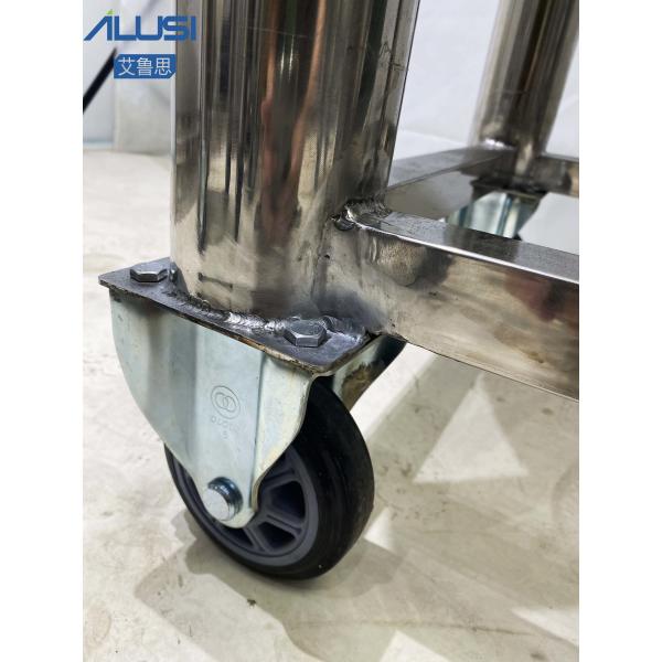 Бак для хранения нержавеющей стали качества еды SUS304 316L санитарный с 4 колесами