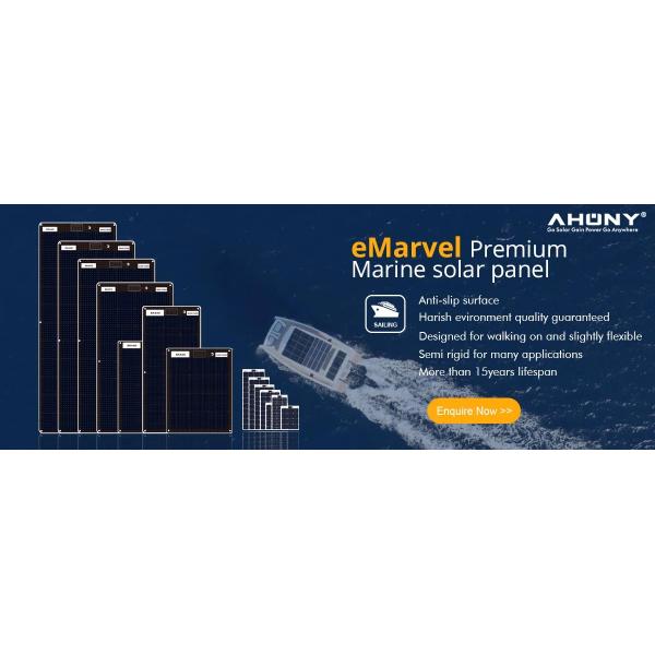 Panel solar transitable a prueba de agua salada