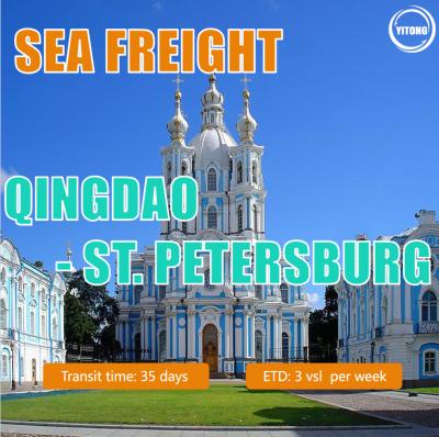 Ocean Shipping From Qingdao China To St. Petersburg, Russia