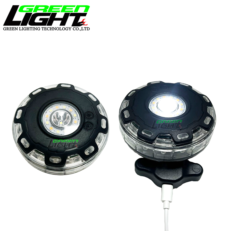 Versatile LED Mining Lamps with RGB Warning Lights and Strong White Work Lights Providing High Visibility in Mining Sites