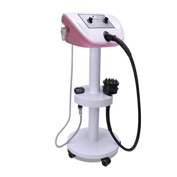 2024 2 in 1 pink G8 Vibration Body Massage Vacuum Heating Slimming Machine with Stand