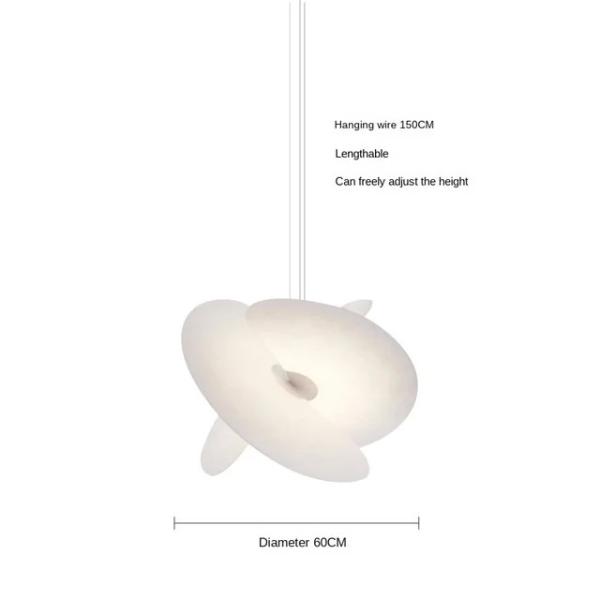 Luceplan Levante Pendant Light Nordic Silk Chandelier Illa Apartment Duplex Staircase chandelier guzhen(WH-AP-550)