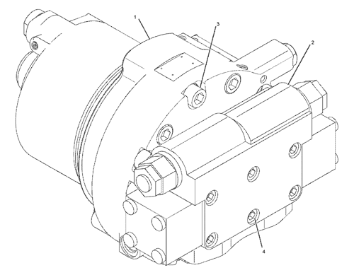 318C 320C экскаватор финальный привод, 216-0044 215-9954 TQ путевой двигатель