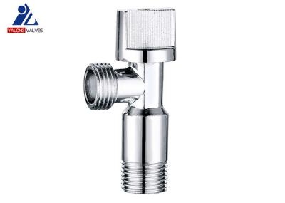 Oval Chrom Plated Toilet Angle Stop Valve For Toilet 145 PSI 2F