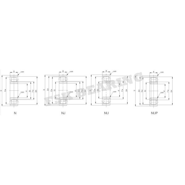 ЭКП НУ 317 быстрого хода, подшипник мотора подшипника ролика ЭКП НУ 318 цилиндрический
