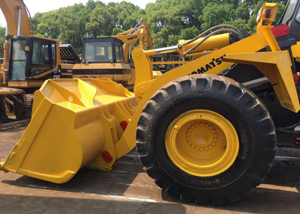 Japão original fez o carregador usado WA380-3 da roda de KOMATSU com a cubeta nova dos pneumáticos