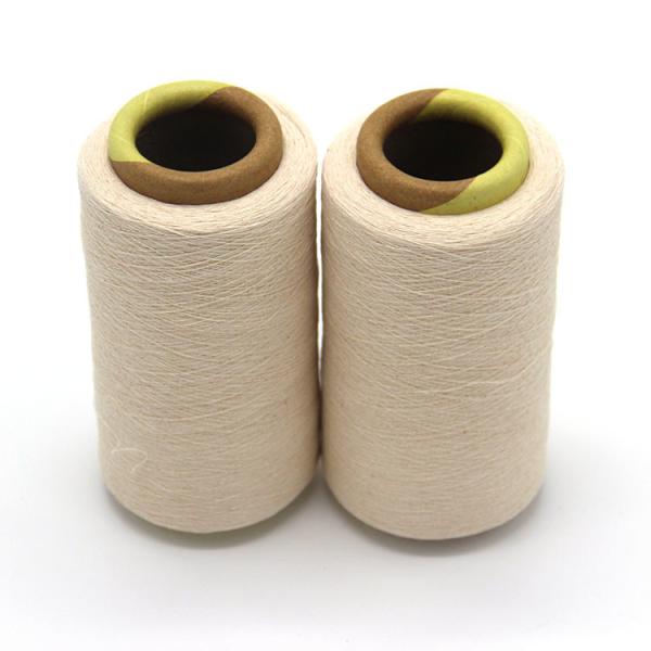 NE 24s Fils de polycoton régénérés pour tricotage circulaire
