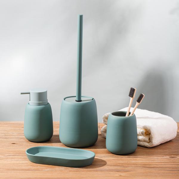 stylish ceramic bathroom accessories set foam dispenser soap dispenser toothbrush holder