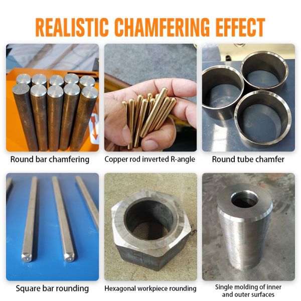 50 Series Pneumatic Double-head Chamfering Machine Double-head Chamfering Machine Chamfering Rod