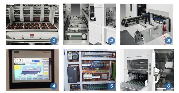 Automatic Die-Cutting And Creasing Machine With Stripping Station  (Top Feeding)