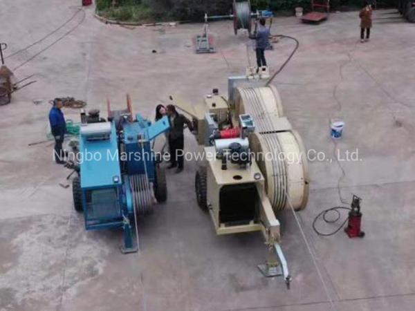 Transmission Power Line Hydraulic Cable Tensioner Opgw Installation Tools 70Kn