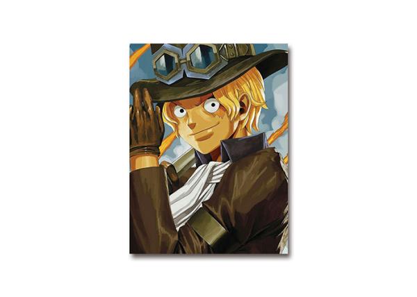 One Piece Luffy Flip Anime Lenticular Poster Triple Transitions For Restaurant