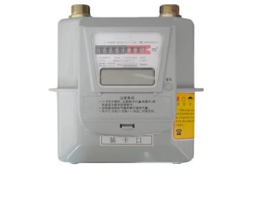 Type en métal carte futée payée d'avance d'IC de diaphragme de compteur à gaz pour G1.6 domestique
