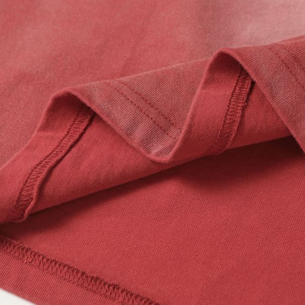 Customized Retro Vintage Gradient 100% Cotton Breathable Short Sleeve Men's Summer Loose Oversized Fit T-Shirt 280g Letter