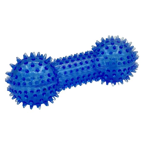 TPR Dental Bone Shape Dog Toy Safe Durable For Teeth Cleaning Chew Play