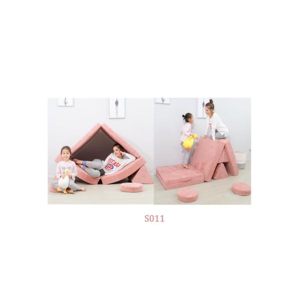 Modern Foam Kids Play Couch 14pcs Per Set Home Decor Kids Sofa Custom Logo Accepted