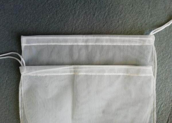 White 120 150 Mesh Monofilament Nylon Mesh Filter Bags For Milk