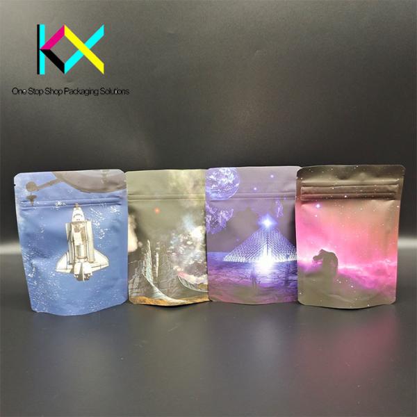 Customization Pet Food Packaging Bags 3.5g Resealable Smell Proof Mylar Bags