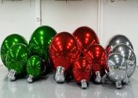 Ballon miroir gonflable de Noël avec double couche