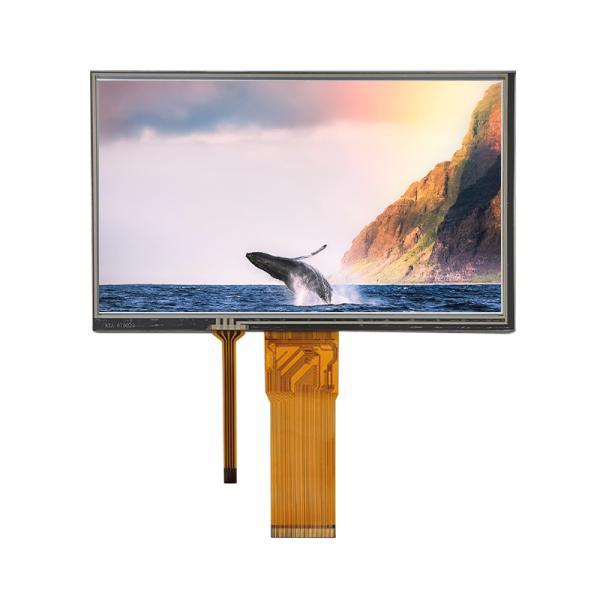 1024x600 7 Inch LCD Module IPS Panel Brightness 300nits With RTP