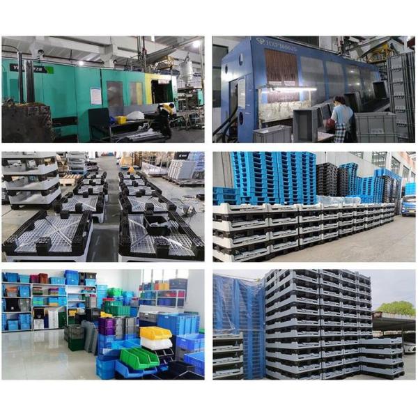 Евро HDPE склада коробка паллета промышленного большого складная пластиковая Stackable
