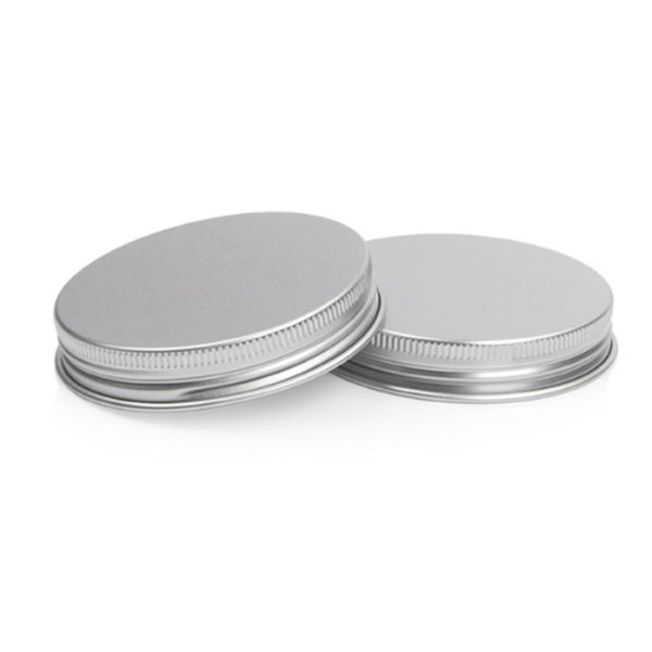 Amber Blue Green Color Transparent PET Plastic Jar With Sliver Aluminum Cap