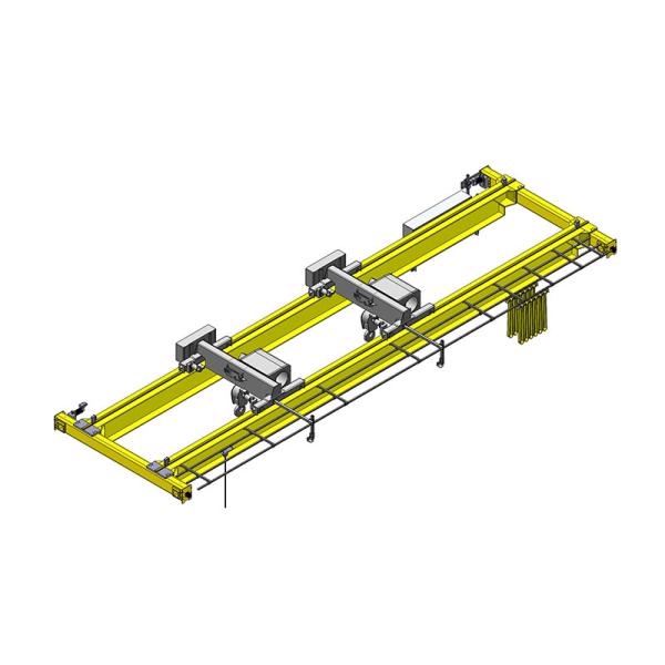 European Industrial 1000KN Double Girder EOT Crane 10.5 - 31.5m Span