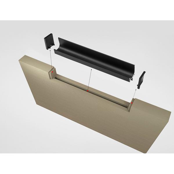 OEM Embed Aluminium Kitchen Handles 50mm-500mm For Cupboard