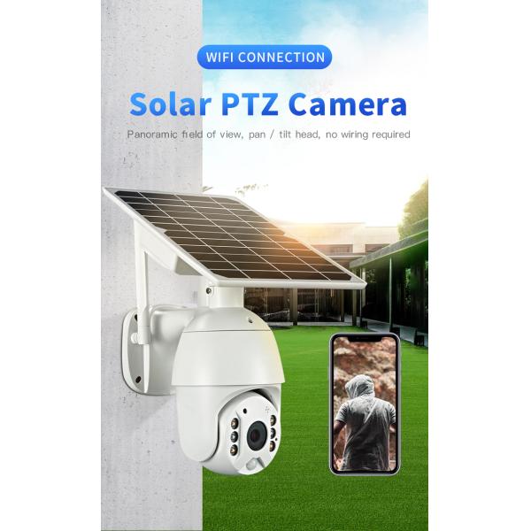 WiFi/4G Network Supply Mode Solar Flood Light With CCTV Camera For Outdoor Lighting