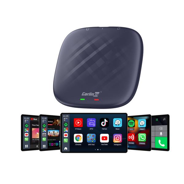 Tbox S Modelo Adaptador inalámbrico CarPlay Smart Car Ai Box 8 Core 8g 128gb YouTube Netflix Wifi GPS LTE Android 13