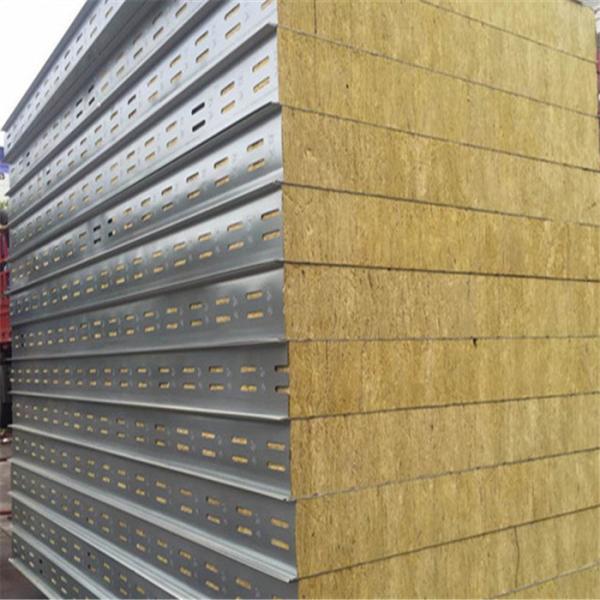 rock wool sandwich panel 1150-150-0.426mm with 100kg for industrial kiln